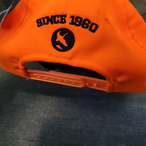 Gander Mountain Since 1960 Embroidered Logo Blazed Orange Snapback Hat - Picture 4 of 8